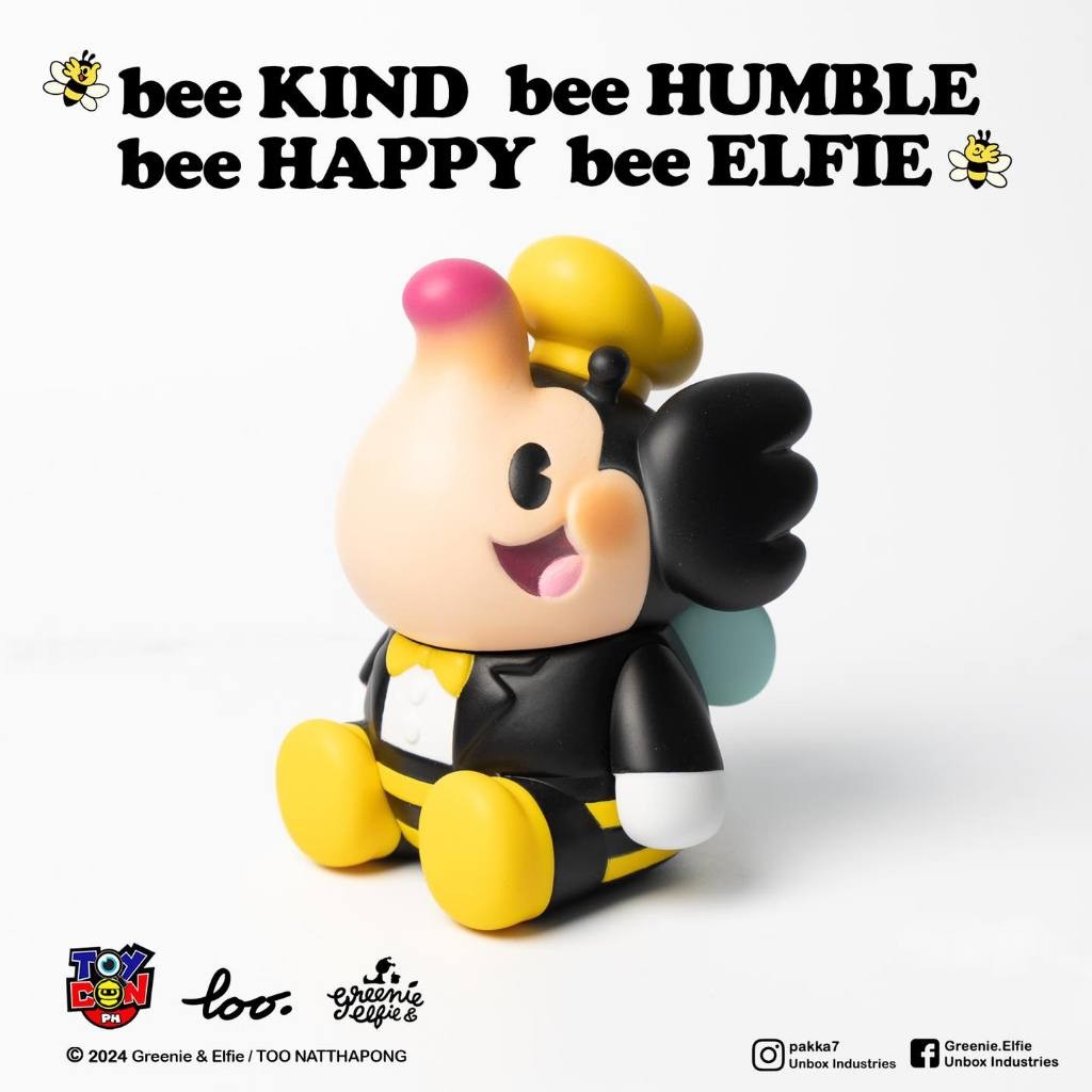 🔥พร้อมส่ง🔥🐝 Unbox Industries:  BUMBLE BEE ELFIE🍌🍌😍 DESIGN: TOO NATTHAPONG 📆 จำนวนจำกัด