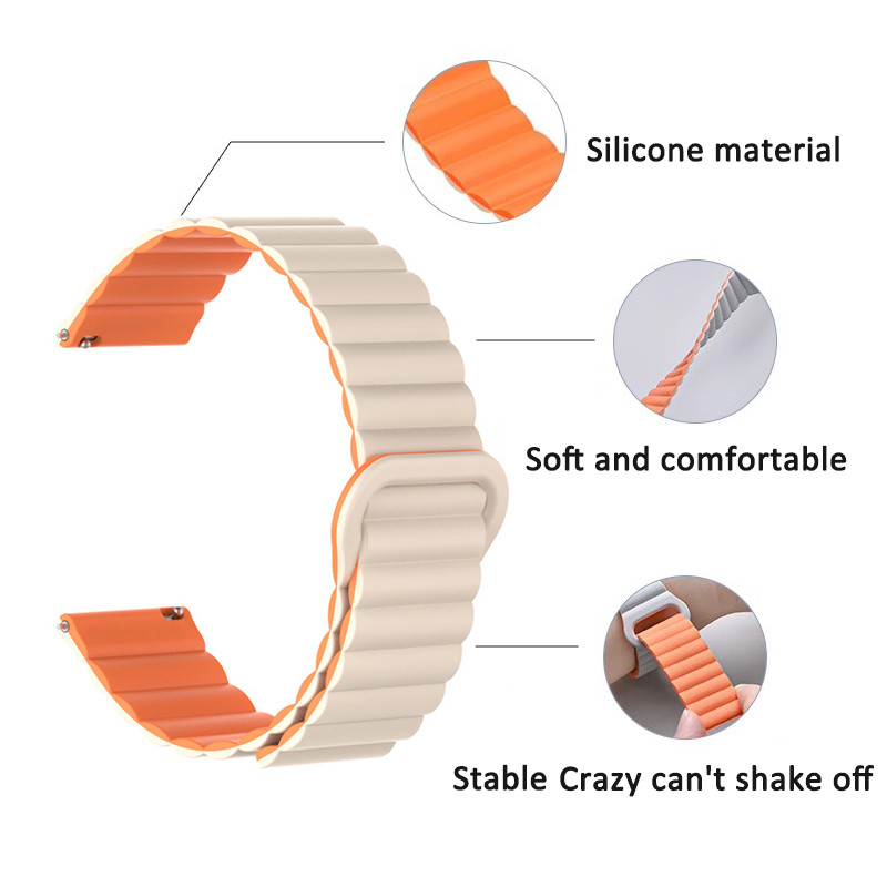 สายรัดข้อมือแบบหัวเข็มขัดห่วงสายรัดแม่เหล็กสําหรับ Redmi Watch 5 Active Lite - รูปที่ 2