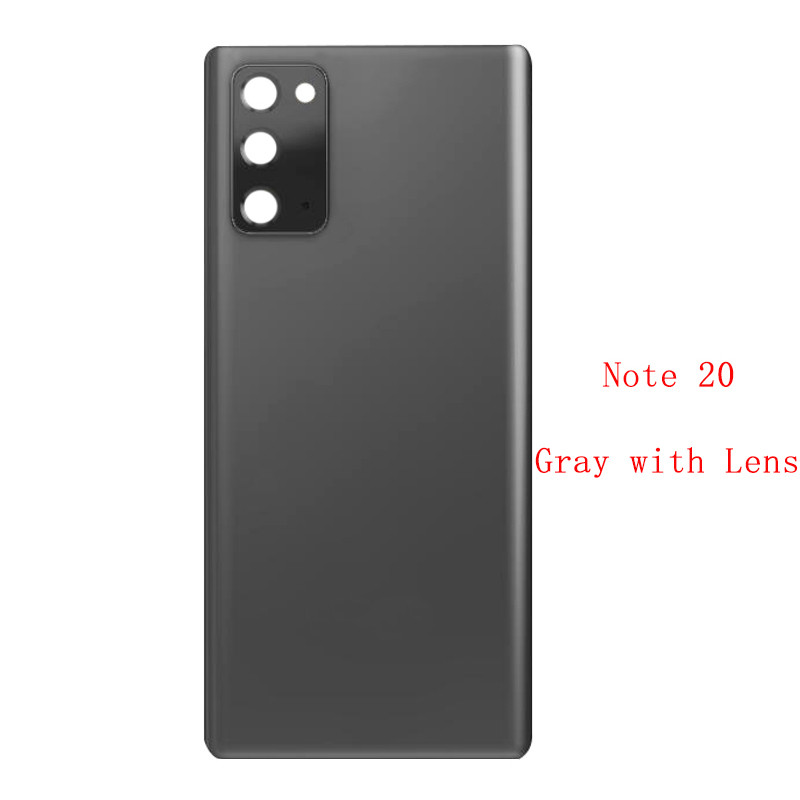 Note20 อะไหล่เปลี่ยนแบตเตอรี่ประตูด้านหลังสําหรับ Samsung Note 20 N980 N981 ฝาหลังพร้อมโลโก้