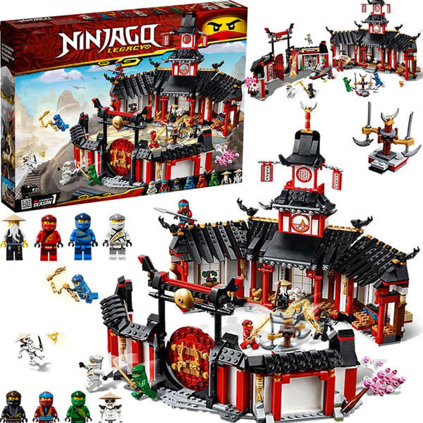 lego เลโก้ เหมาะสําหรับ: LEGO NINJAGO® Season 18 Spin Training Gym Dojo Base Minifigure Brick Toy 70