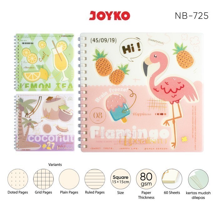 โน๊ตบุ๊ค NB-725 Diary Agenda Joyko Summer Notebook