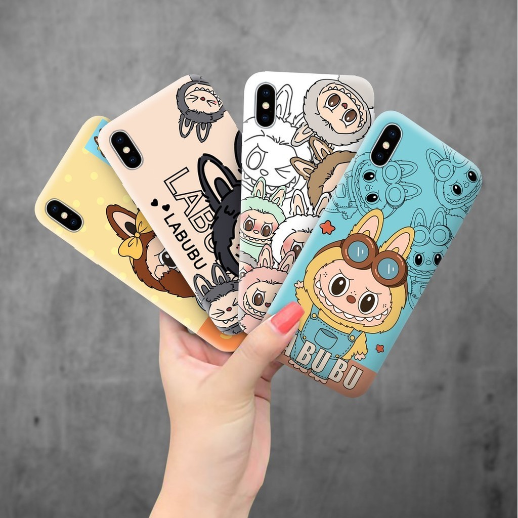LABUBU COLORFUL HARDCASE FULLPRINT vivo y21l y31l 2016 2015 y35 y51l y51 y53 2017 y55 y65 y69 y71 y8