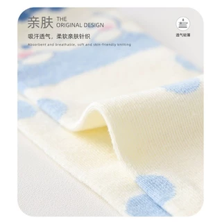 【แบรนด์ฮิตที่น่ารัก】ถุงเท้ายาวชนิดผ้าไหม A สีฟ้า โกโดจี้ สำหรับเด็กหญิง สามารถระบายอากาศได้ เป็นสินค้าอิตมิแซทที่เด็กน่ารักต้องมี!