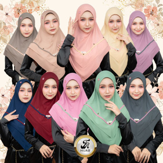 ผ้าคลุมผมผู้หญิง หรือฮิญาบสวมสำเร็จ หน้าสไตล์ตุรกีไม่มีคาง (…