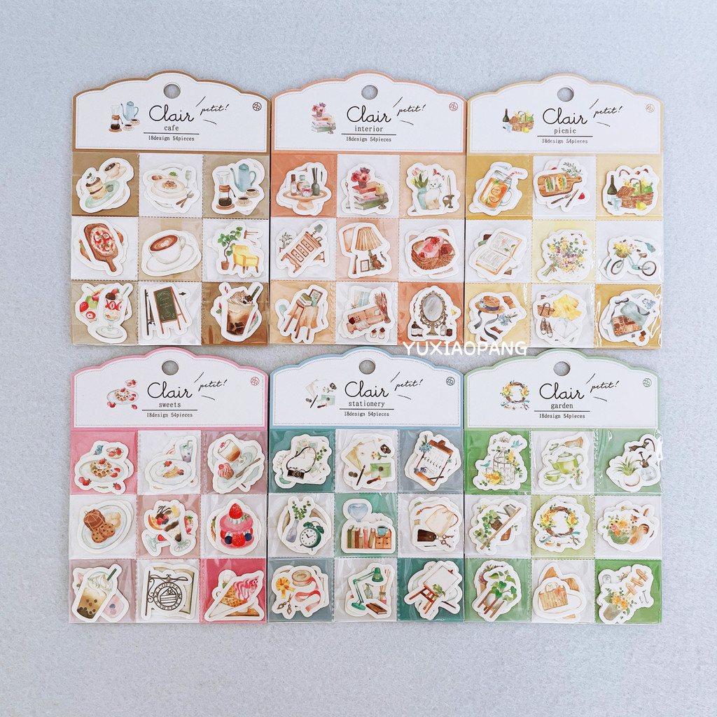 Sudoku Elements Limited Made in Japan Z & K Limited Edition คุณภาพสูงกระดาษสติกเกอร์แพ็คคู่มือวัสดุ 54 ชิ้น