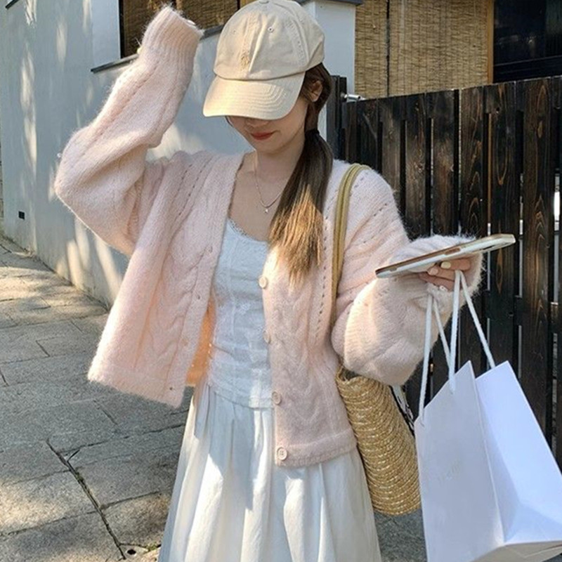 เสื้อคาร์ดิแกนสำหรับผู้หญิง สไตล์เรียบง่าย อ่อนโยน สำหรับฤดูร้อน รหัส 250702