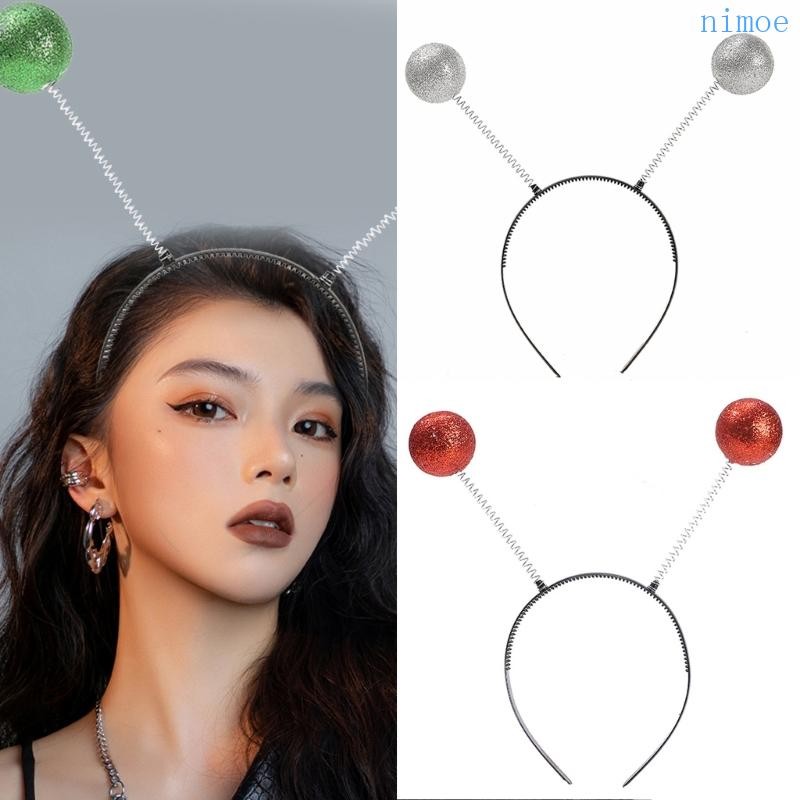 Adorkable Antenna Hairbands Glitter Headbands Funny Costume Alien Headpiece