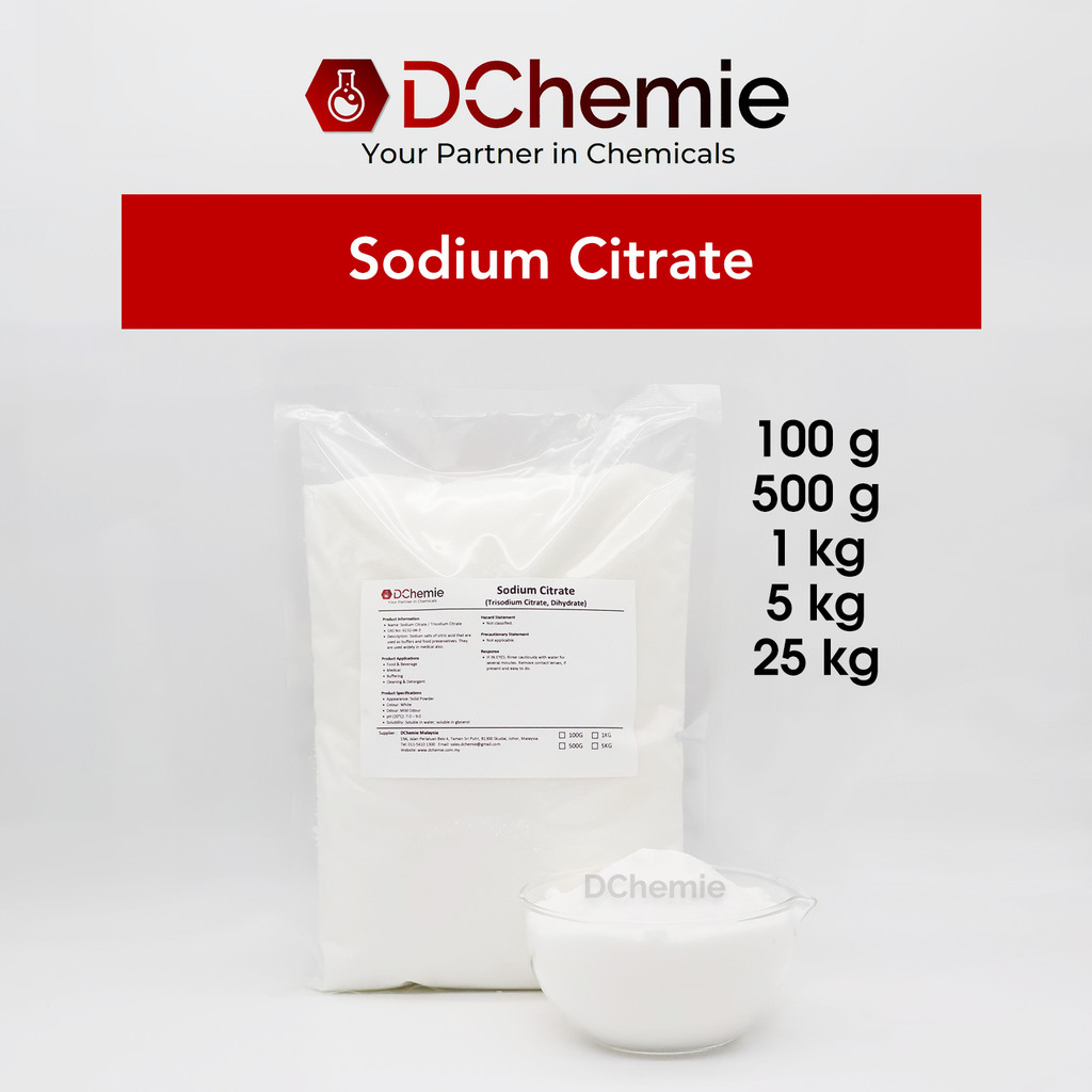 Sodium Citrate / Trisodium Citrate - Food & Beverage / Medical / Preservative / Cleaning & Detergent