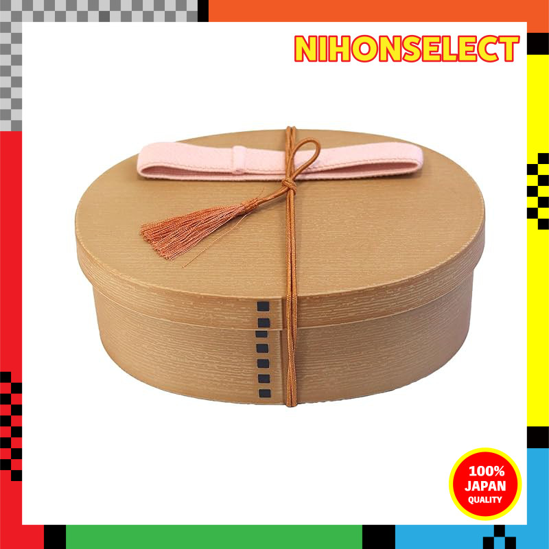 Japanese-style Bento Box, Made in Japan, Dishwasher and Microwave Safe, Oval Shape, One Compartment,
