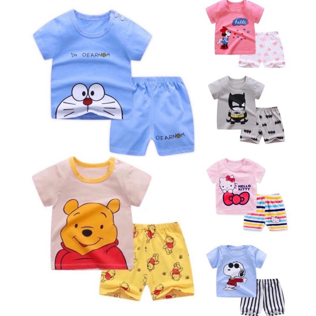 เสื้อผ้าเด็ก ชุดเด็ก เสื้อ+กางเกง【BabyBuddyShop】
