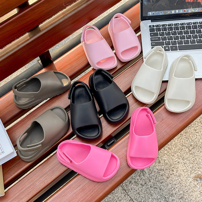 รองเท้าแตะมะพร้าวเด็ก อีวา สไตล์ใหม่สำหรับฤดูร้อน - น้ำหนักเบา กันน้ำได้ สวมใส่ง่าย มั่นใจบนชายหาดและนอกสถานที่