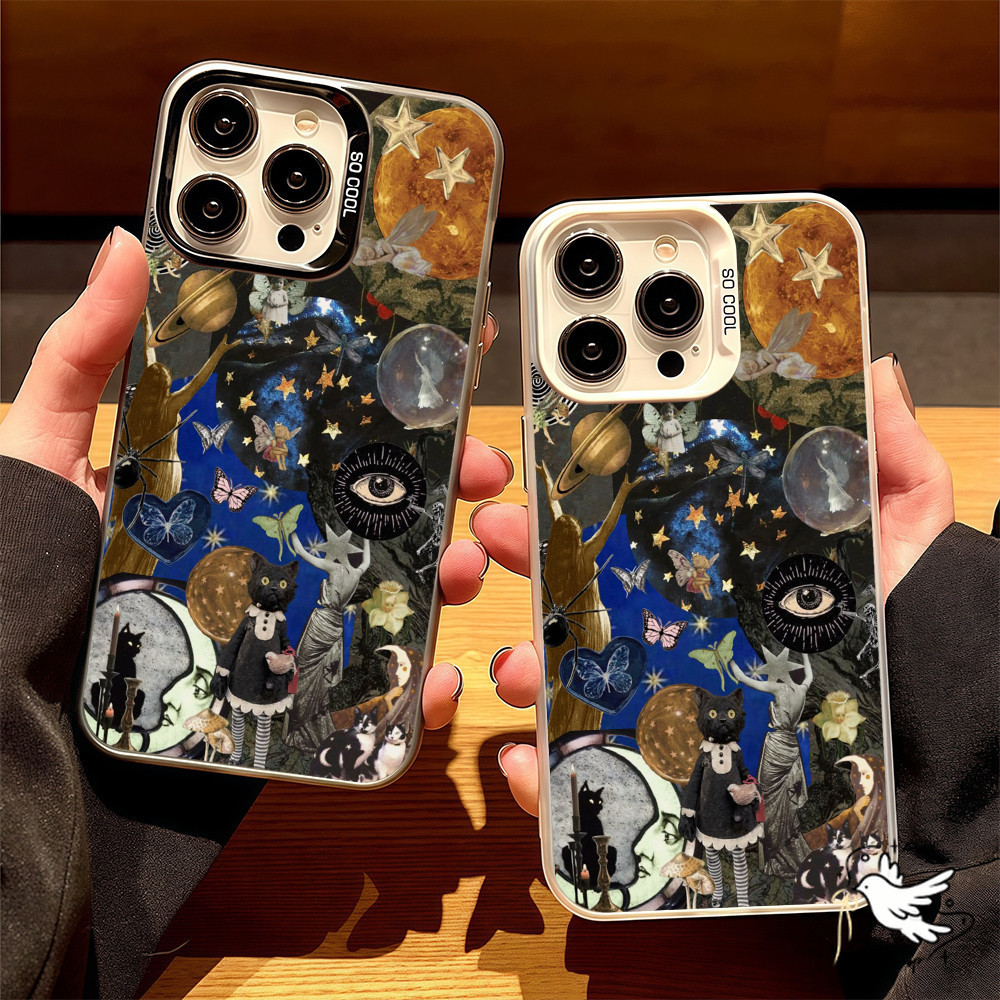 COD-ในไทย เคสไอโฟนสวยๆ ดวงตาแห่งศิลปะ For iPhone 11 12 13 14 15 16 Pro Max Plus X XS XR XS MAX 7 8 Plus เคส กันกระแทกและ ราคา ถูกที่สุด ดีลบีเคเค แกลเลอรีภาพที่ 2