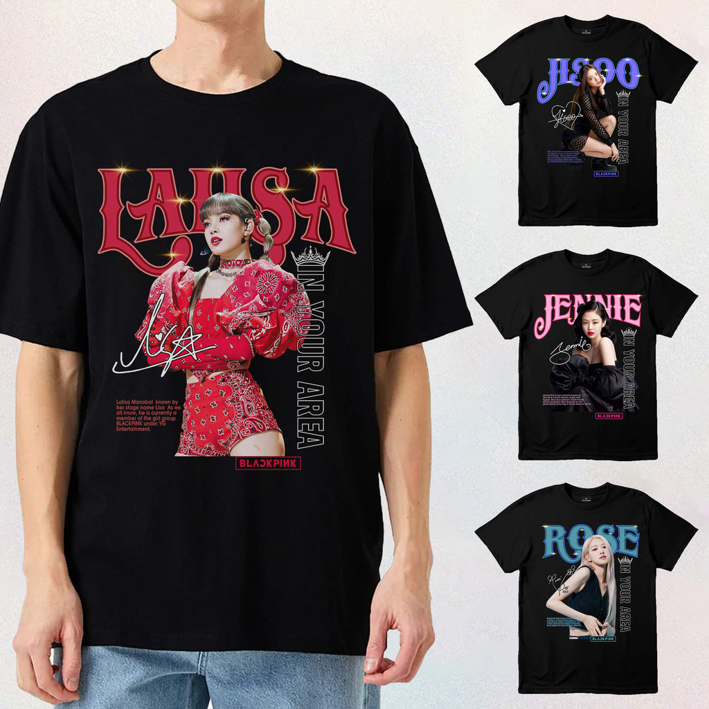 BLACKPINK SURREALISM T-Shirt Unisex: JENNIE - JISOO - LISA - ROSE Cotton Shirt