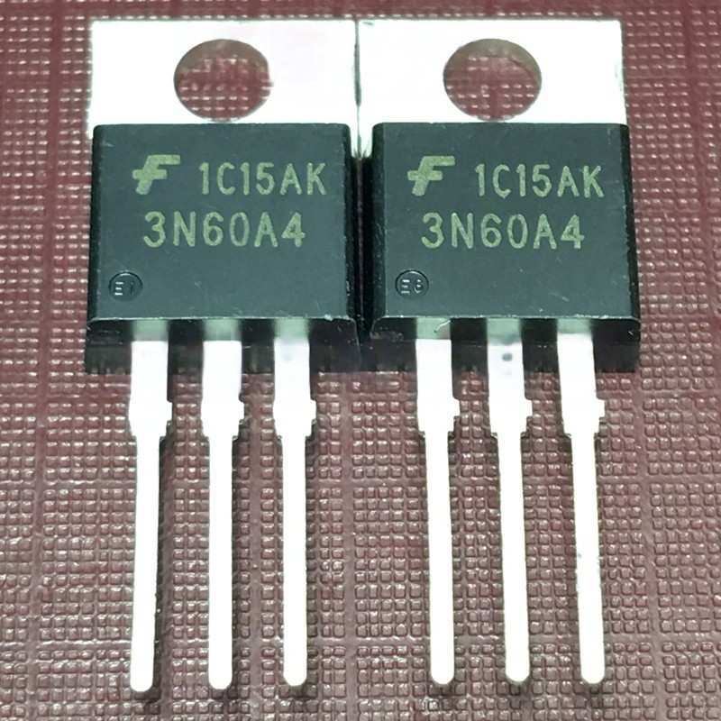 ((1 ชิ้น) ชิ้นส่วนอิเล็กทรอนิกส์ 3N60A4 HGTP3N60A4 Ready Stock MOS Field Effect Power Tube TO-220