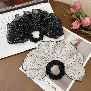 ยางรัดผมผ้าชีฟอง แฟชั่นประดับผม พร้อมส่ง