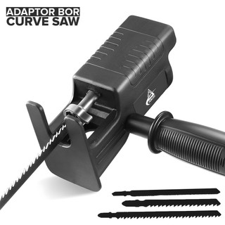 FIXTEC Adaptor Jigsaw Adaptor Bor Ke Gergaji Konektor Electric Drill Jigsaw 6579