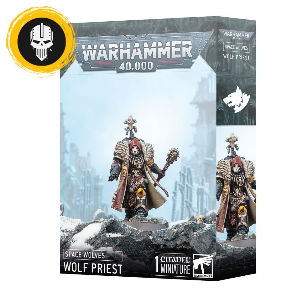 (GWพร้อมส่ง) SPACE WOLVES: WOLF PRIEST โมเดลจำลอง