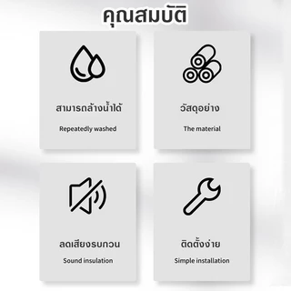 สต็อปเปอร์ที่เสียบเข้ากับไม้กั้นประตูจัดส่งจากกรุงเทพฯ ที่ปิดช่องบานประตู ที่กั้นประตู กันฝุ่น