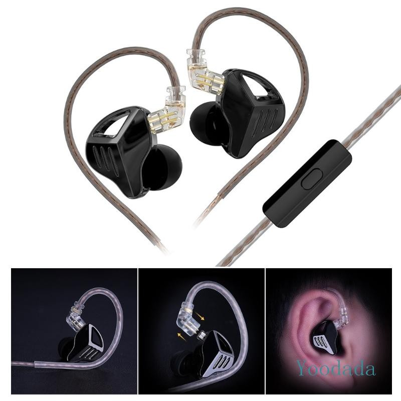 Yoo Professional in Ear Monitors Wire Earbuds in Ear Headphones Featuring Inner Magnetic Driver และท
