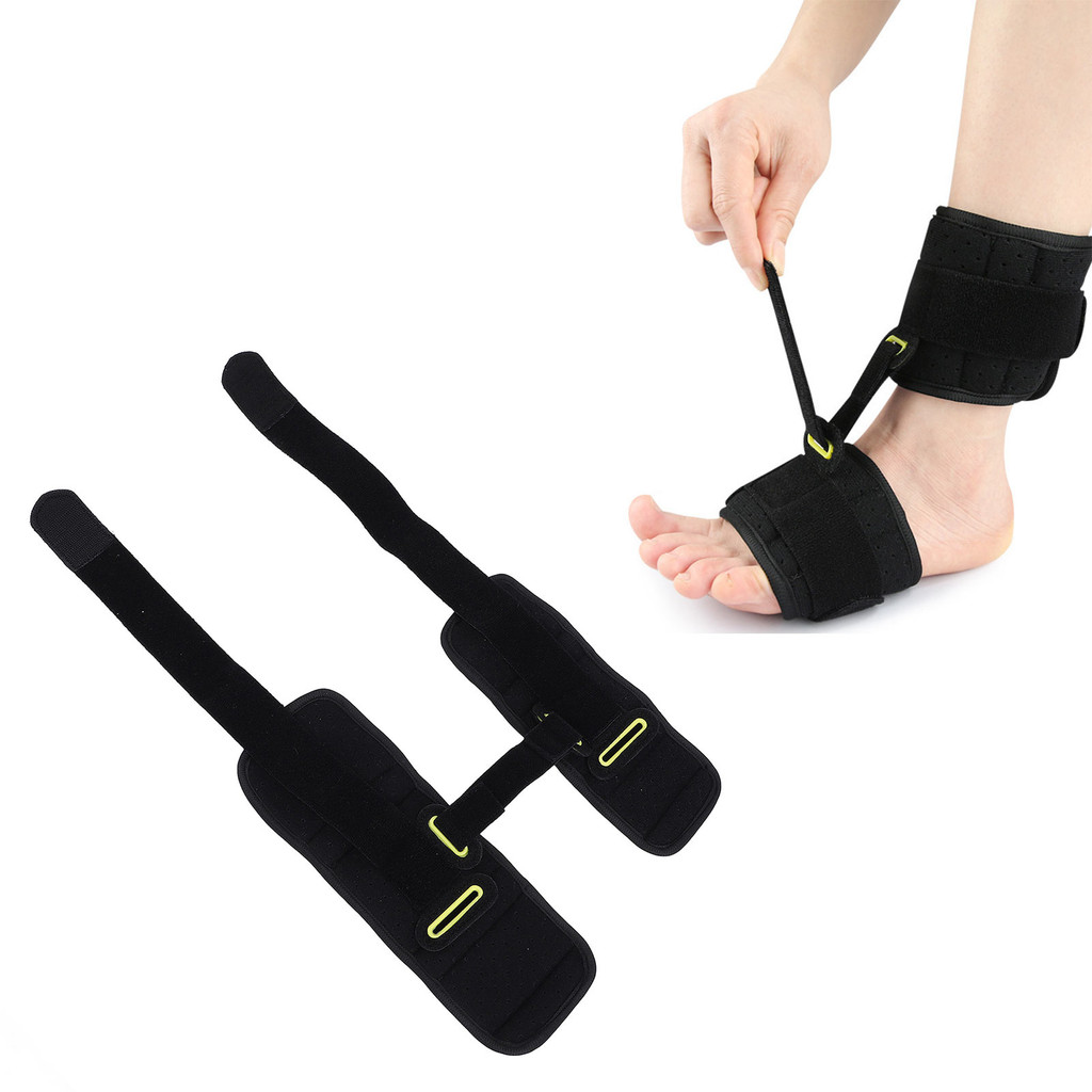 1pcs Foot Drop Brace สําหรับเด็กเด็ก AFO Drop Foot Brace Breathable สีดํา Anti Slip Plantar Fasciiti