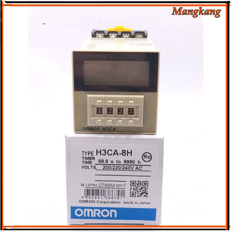 ของใหม่! H3CA-8H TIMER TIME 99.9 s to 9990 h VOLTS. 200/220 สินค้าถ่ายจากงานจริงทางร้าน /240V AC