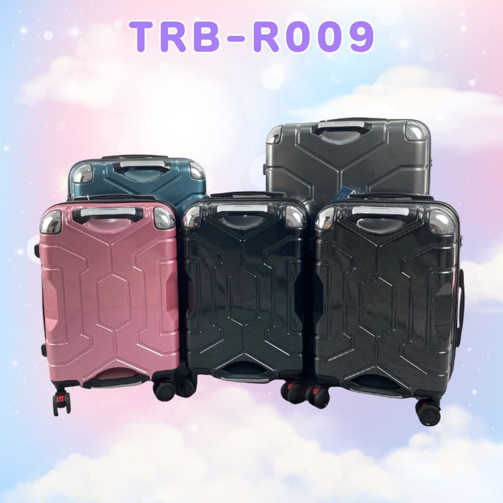 TRB-R009 กระเป๋าเดินทางล้อลาก แข็งแรงทนทาน ช่องซิปกันกระแทก 20 24 28 นิ้ว สินค้าพร้อมส่ง