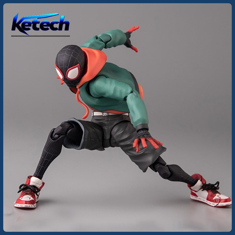Spider-Man อะนิเมะรูป Sentinel Sv Action Presale Spider-Verse Miles Morales Peni Parker Action Figurine ตุ๊กตาเคลื่อนย้ายของขวัญ