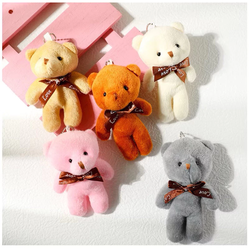 พวงกุญแจตุ๊กตาหมี พร้อมสายห้อยโซ่ไข่ปลา thumbnail 7