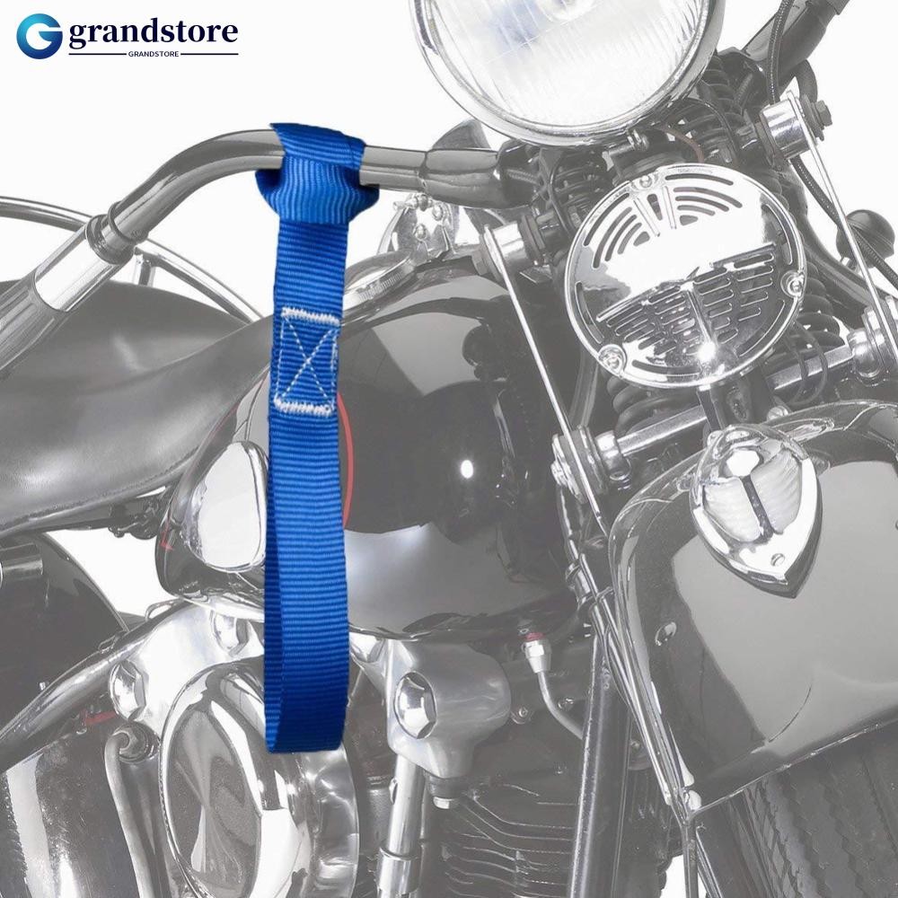 GRS 2 ชิ้น Mutipurpose Loop Tie Down สายรัด Securing ATV รถจักรยานยนต์สกู๊ตเตอร์ Dirt Bikes สนามหญ้ามอเตอร์กระเป๋าเดินทาง