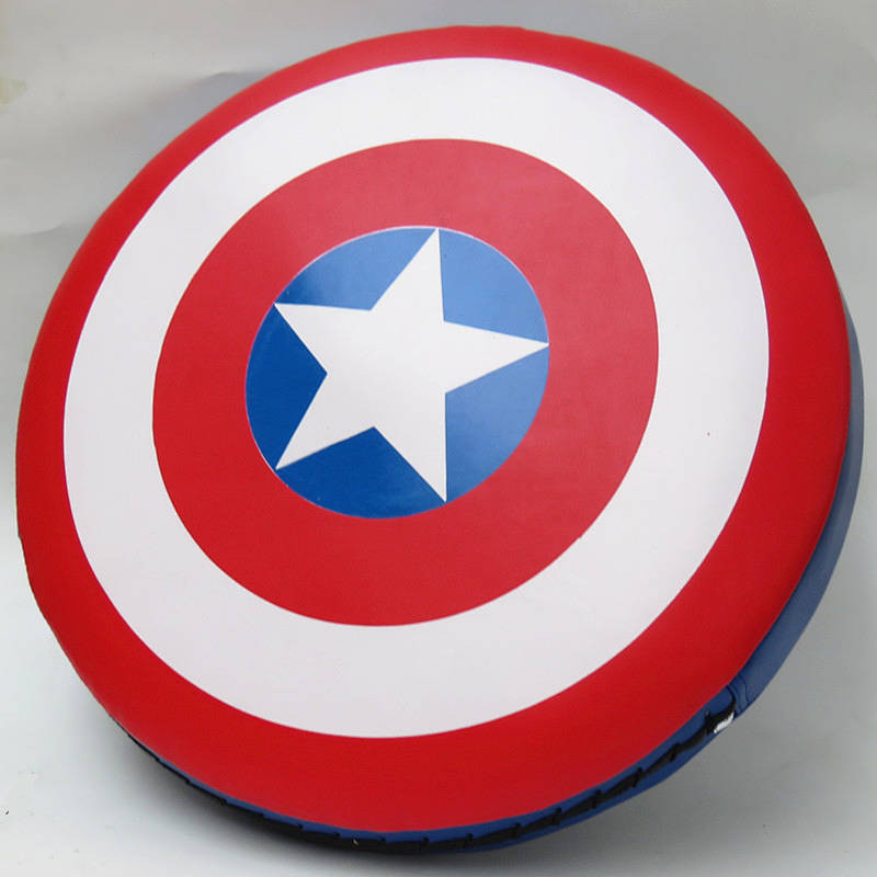 American Team Long Taekwondo Foot Target Round Shield Target/Children's Heavy Boxing Chest Target Pad Boxing Sanda Rear Kick Training Punch Mitts ppso