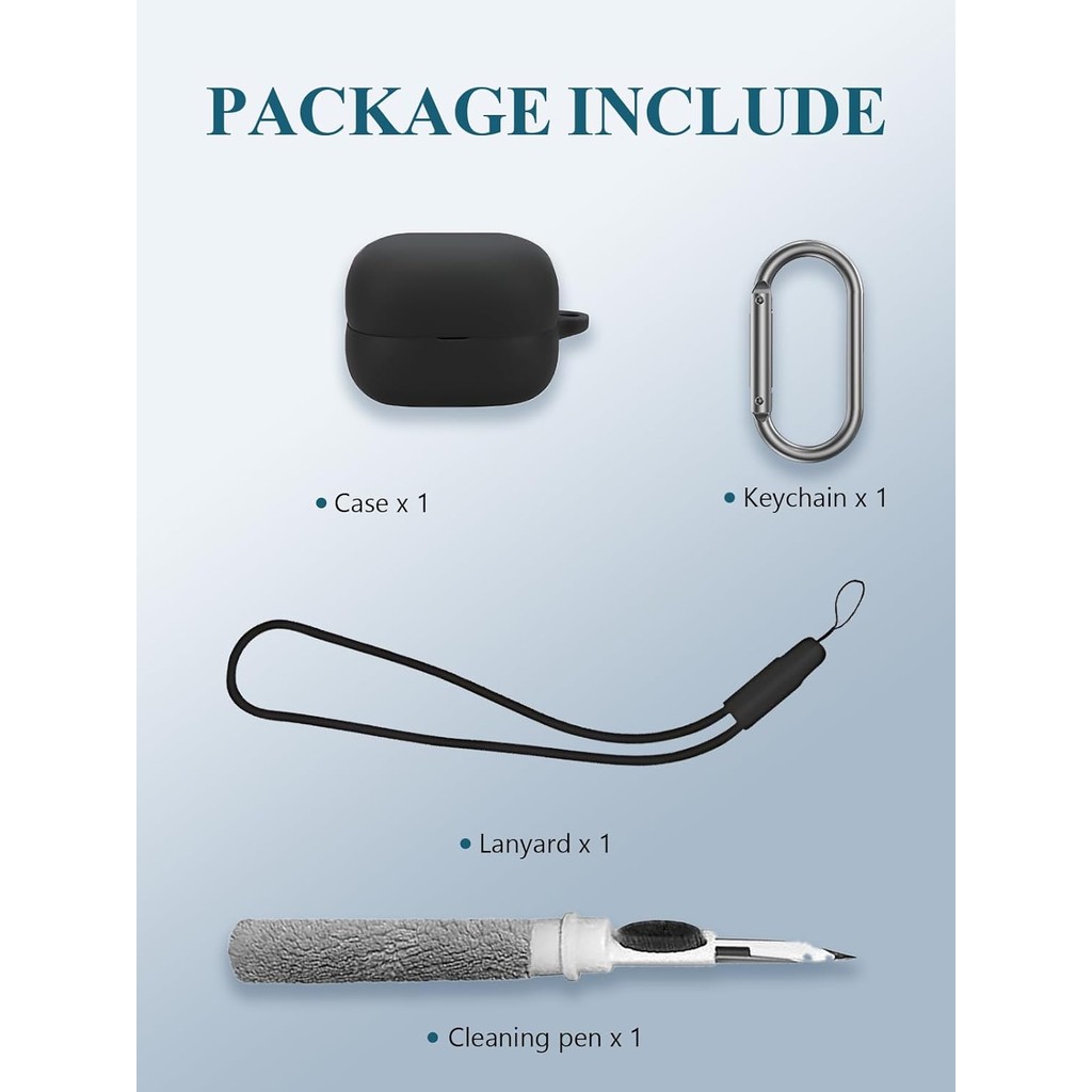 Case for Sony LinkBuds Fit Truly Wireless Noise Canceling Earbud Headphones, Soft Silicone Protectiv