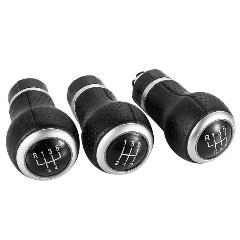 5/6 ความเร็วเกียร์รถเกียร์ Shift Knob HandBall สําหรับ Audi A4 B6 B7 B8 A6 S4 8K A5 8T Q5 8R S Line 