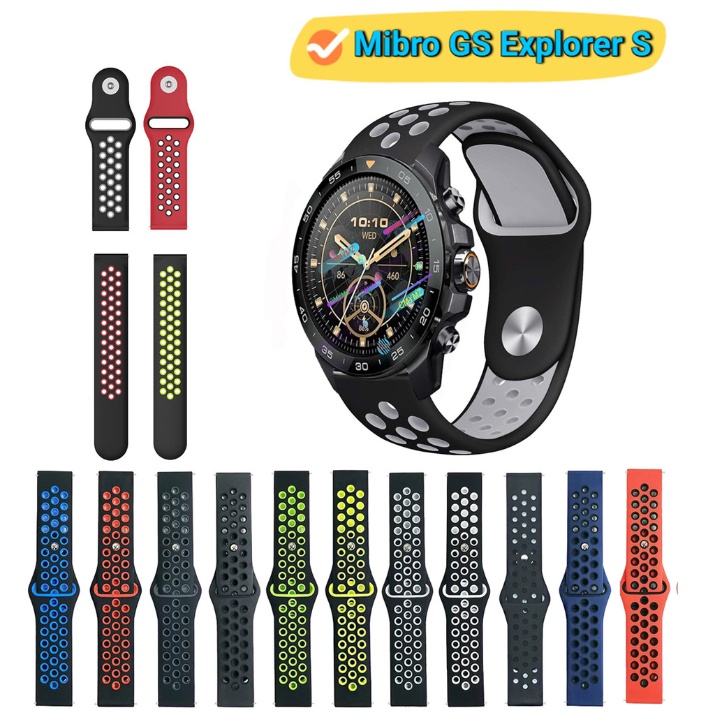 Mibro GS Explorer S strap สายซิลิโคน Mibro watch GS Explorer S strap สายรัดข้อมือกีฬา