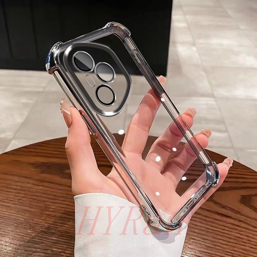 เคส HONOR 400 Pro 5G เคสโทรศัพท์โปร่งใสป้องกันการตกสี่มุม SJDK