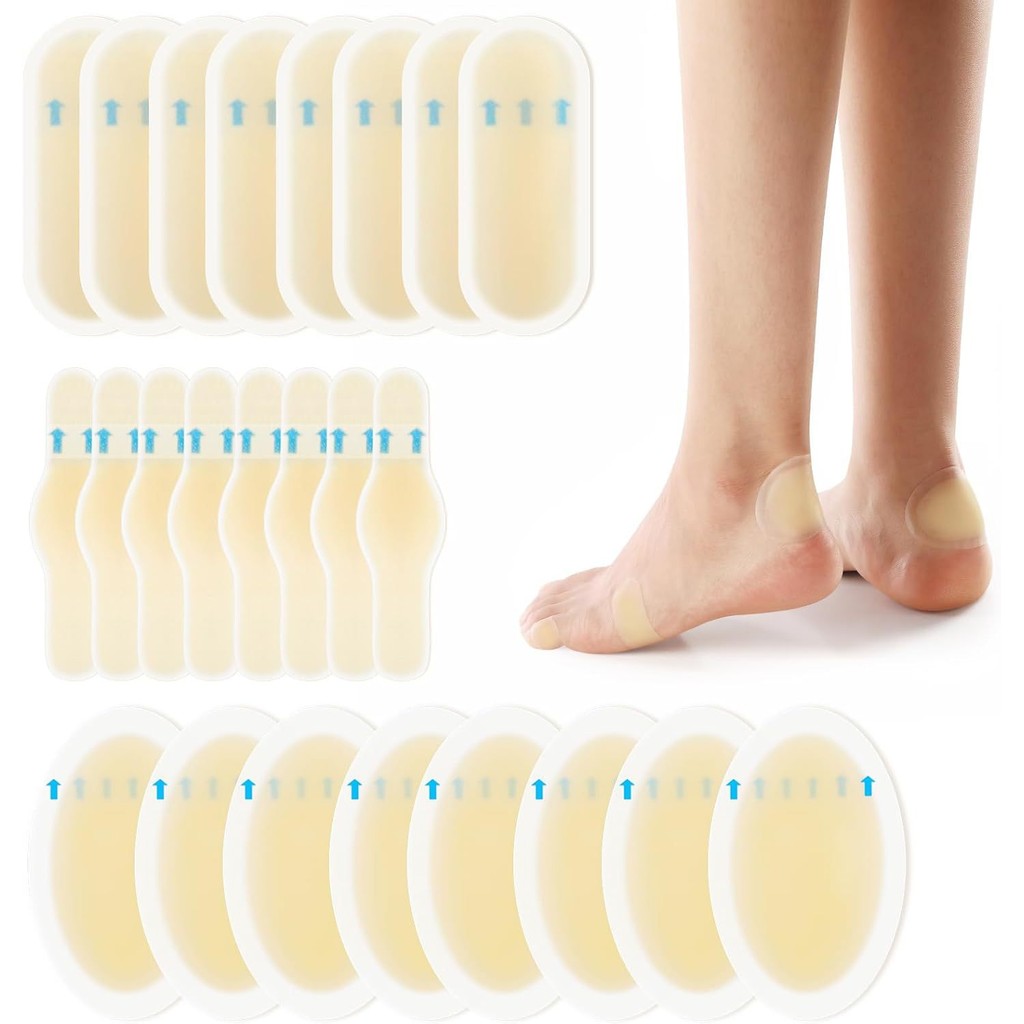 ใหม่ Hydrocolloid Band Aid Invisible Hydrocolloid Heel Patch Gel Blister Anti-Wear Band Patch