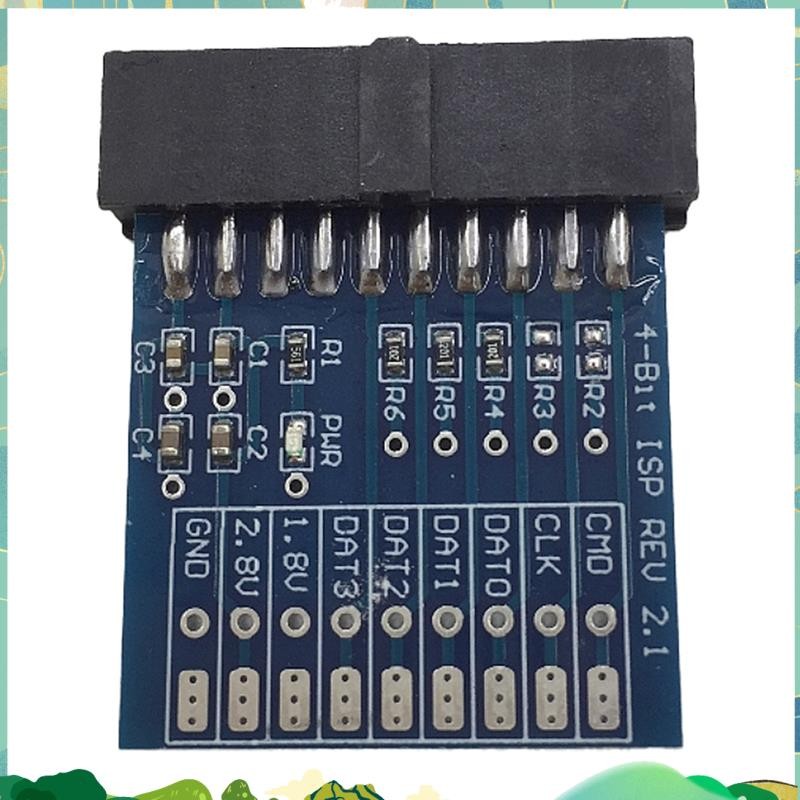 อะแดปเตอร์ใหม่ JTAG , ISP 4-BIT ISP REV 2.1 สําหรับ Easy Jtag Plus Box / เครื่องมือ ESAYJTAG