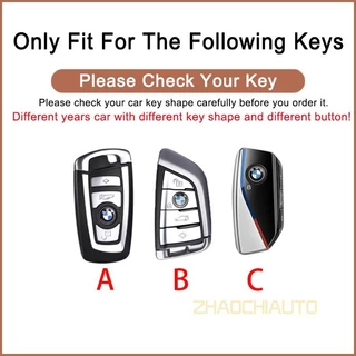 ฝาครอบกุญแจโลหะกรณีกุญแจรีโมท Fob ฝาครอบพวงกุญแจสําหรับ BMW กระเป๋า 1 Series 3 Series 5/7 Series GT X5 X1 X3 X4 X6 F10 F20 E60 E61 F30 F11