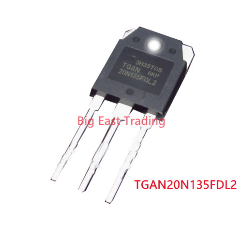 2PCS TGAN20N135FDL2 20N135FDL2 ทรานซิสเตอร์ MOSFET TO-3P รับประกันคุณภาพ