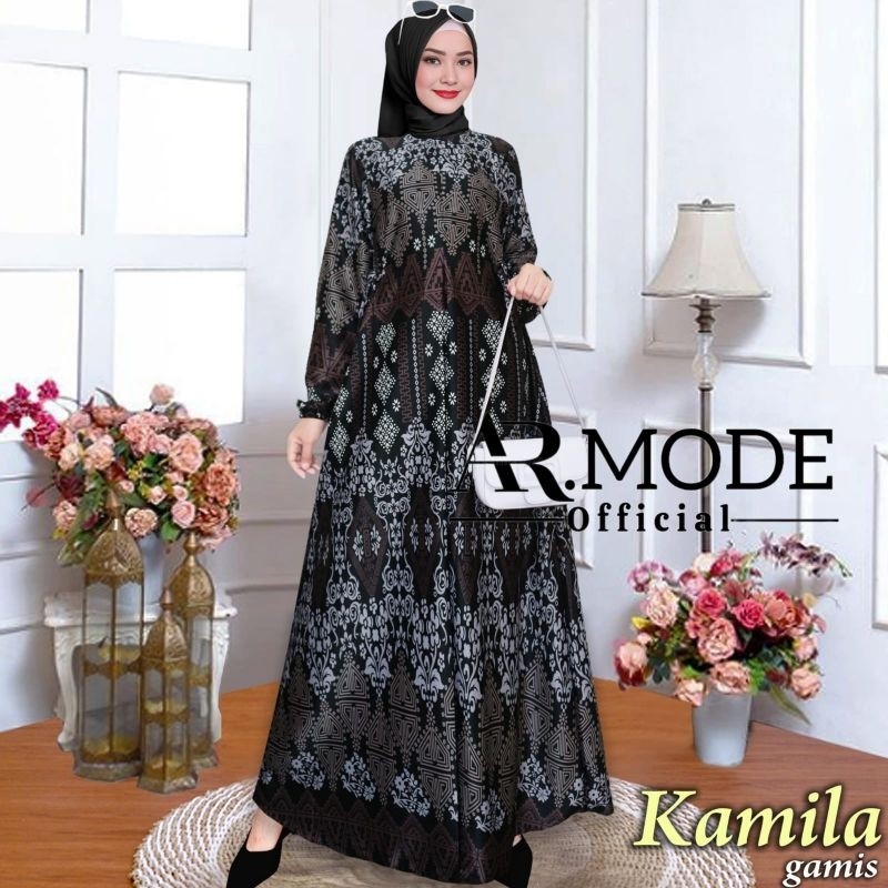Kamila Series Gamis Size M - 6L ล่าสุด