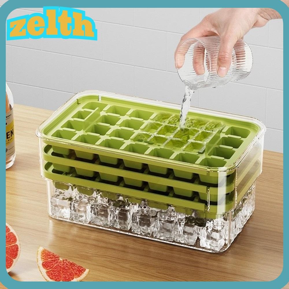 เซลธ ถาดทําน้ําแข็ง,28/56/84สล็อต2 ใน 1แม่พิมพ์ก้อนน้ําแข็ง,นํามาใช้ใหม่ลบน้ําแข็งด้วยคลิกเดียวที่มี