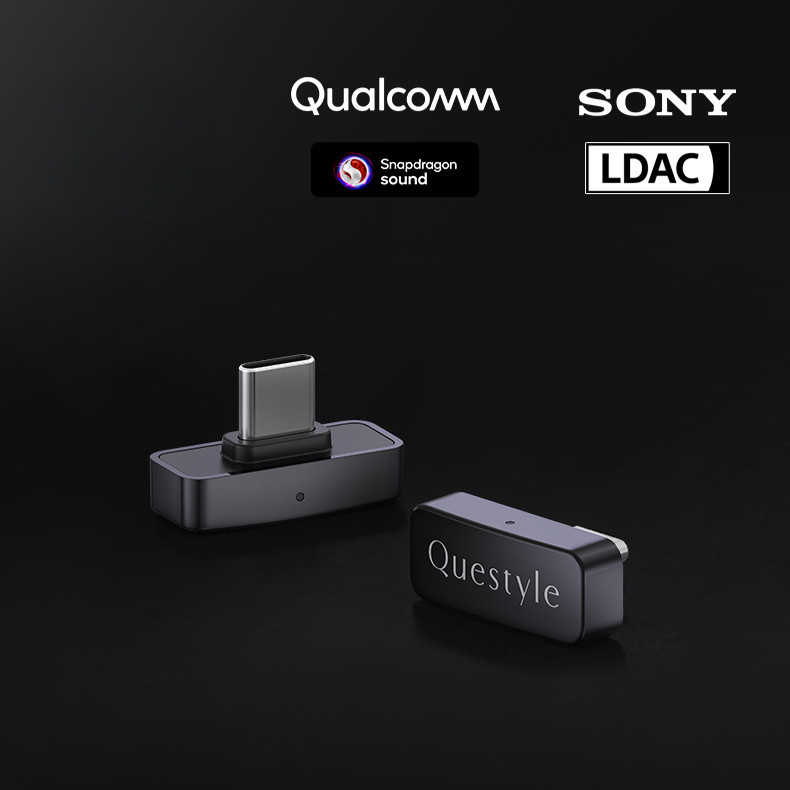 ใหม่ Questyle QCC Dongle Pro Bluetooth 5.4 เครื่องส่งสัญญาณรองรับเสียง Snapdragon พร้อม AptX สําหรับ
