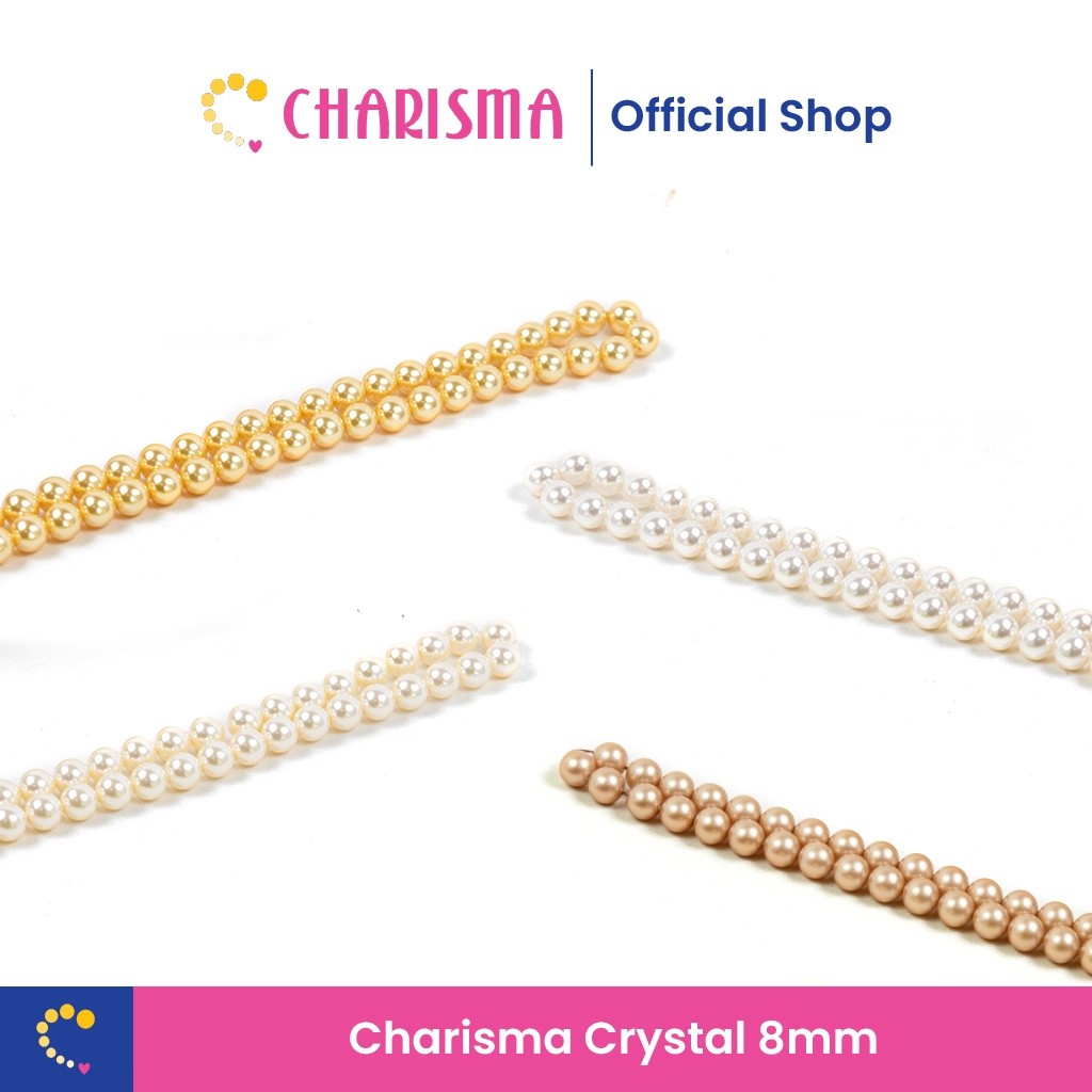 Charisma Swarovski Pearl 5810 - Original 5810 Pearl Crystal 8 mm