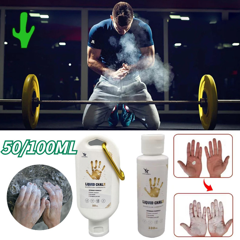 50ML/100ML Liquid Chalk Gym Iquid Chalk Strengthbae Magnesium Grip Lifting Chalk Non Slip Magnesium 