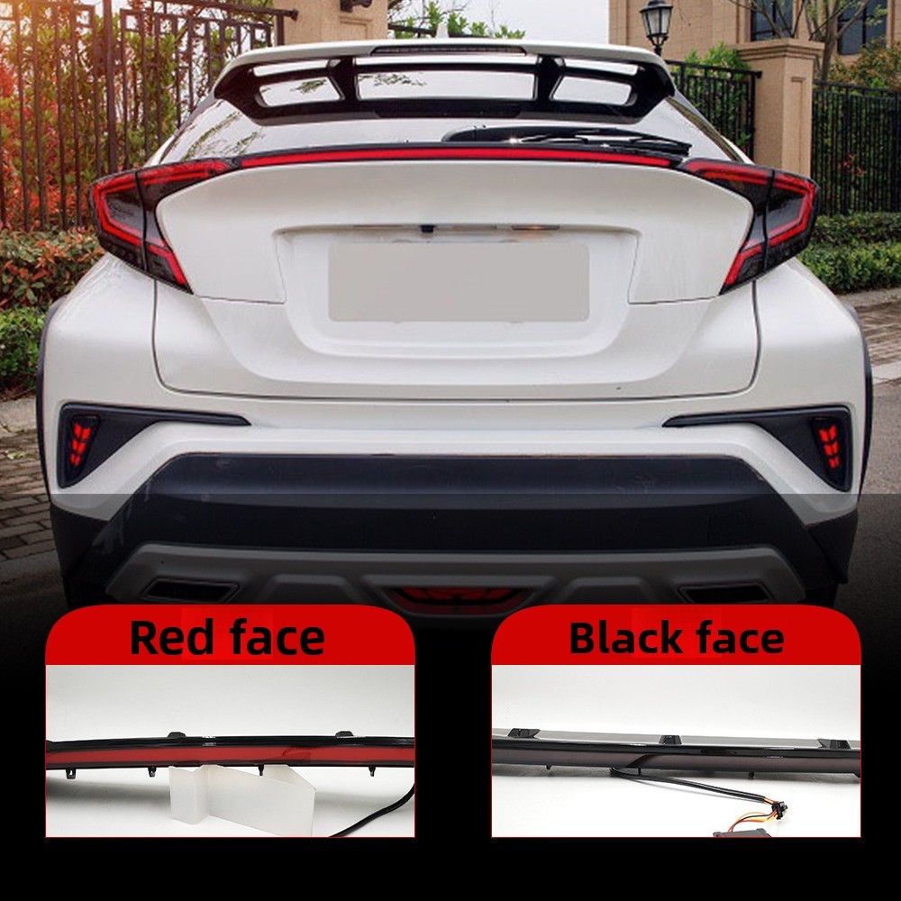 ไฟท้าย LED แบบไหลสำหรับ Toyota C-HR ปี 2018-2020 ปรับแต่งไฟเลี้ยวและไฟสปอยเลอร์