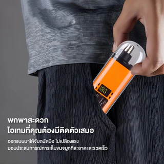 เครื่องเล็มขนจมูกขนาดเล็กแบบไม่เจ็บปวดกันน้ํา เครื่องโกนขนจมูก การออกแบบแบบพกพา พร้อมจอแสดงผลแบบดิจิตอล