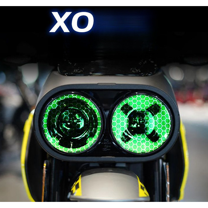 CFMOTO film, Papio XO-1 motorcycle headlight film color-changing protector, crystal color laser film