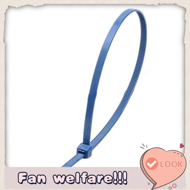 Blue Zip Ties Cable Tie Metal Detectable Zip Ties 100x 2.5mm