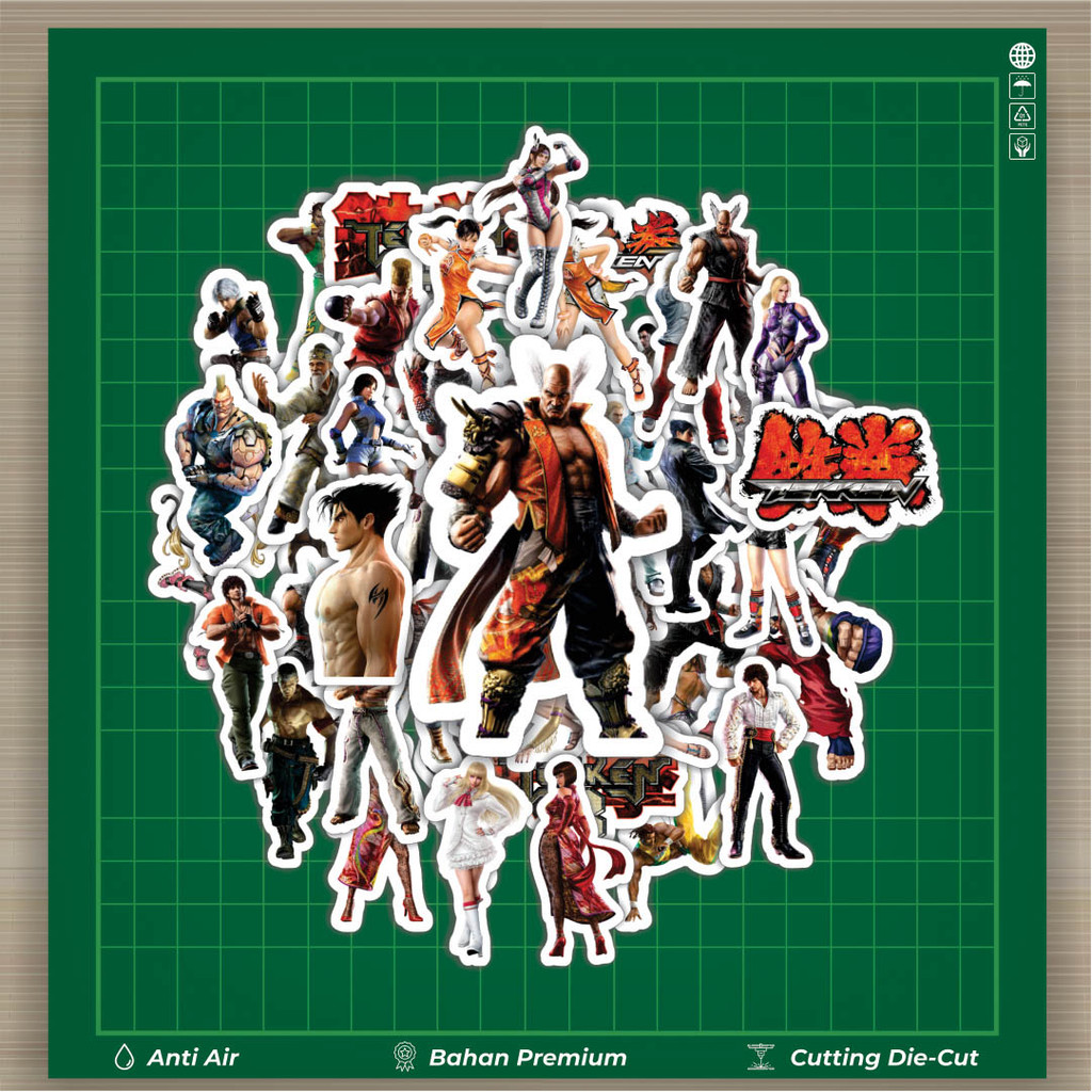ร้อน 50 ชิ้น สติ๊กเกอร์ ชุดเกม Tekken ตัวอักษรผสม 3 สติกเกอร์แฟชั่นรถยนต์ Decal Cool การ์ดอัลบั้มไวนิลที่กําหนดเองกันน้ํา-ความงามสติกเกอร์วารสารหนังสือกระเป๋าเดินทางปลอก HP แท็บเล็ตแล็ปท็อปหมวกกันน็อครถจักรยานยนต์ขวดเครื่องดื่ม