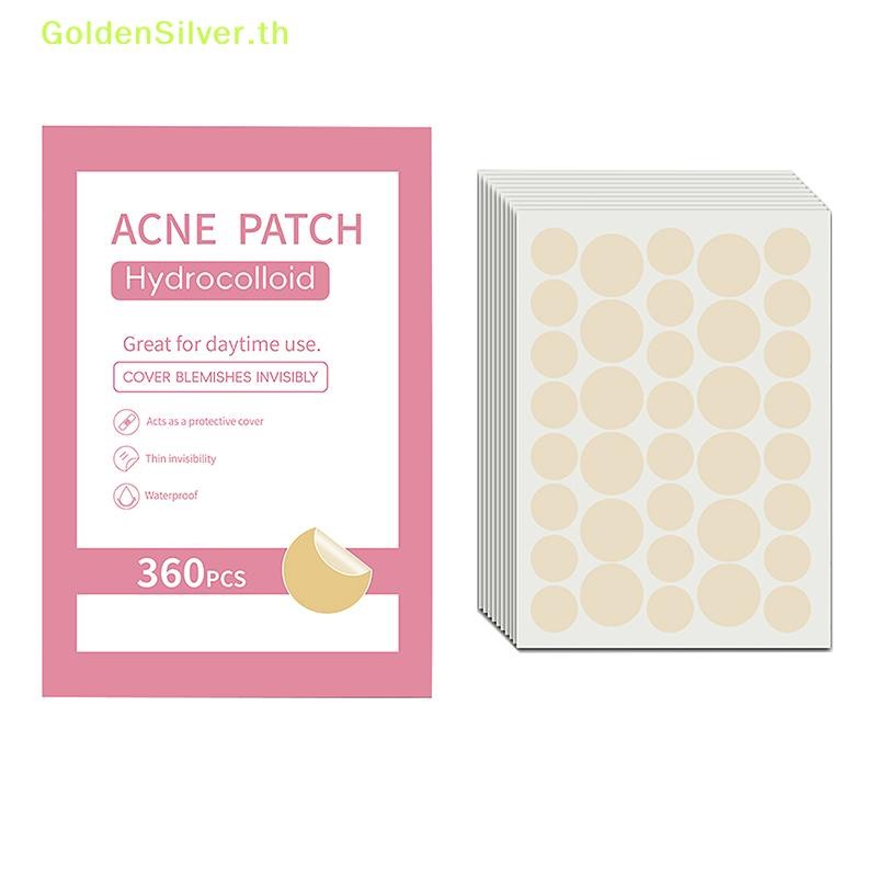 GoldenSilver 360pcs Pimple Patch สิวที่มองไม่เห็น Skin Care สติกเกอร์คอนซีลเลอร์ Face Spot เครื่องมื