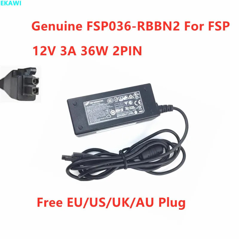 ของแท้ FSP FSP036-RBBN2 12V 3A 2PIN FSP036-RAB อะแดปเตอร์ AC สําหรับ FortiGate Fortinet FG-60D 90D 3